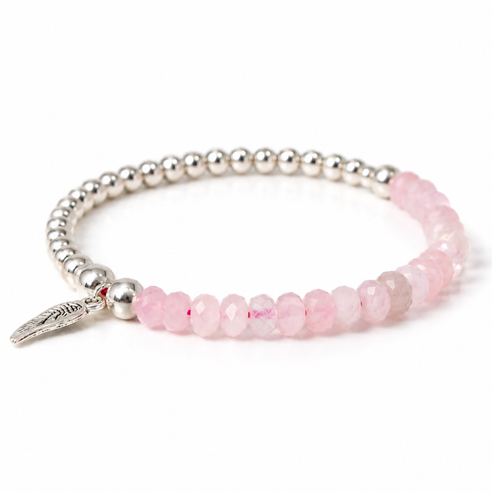 Bracelet Quartz Rose Ailé